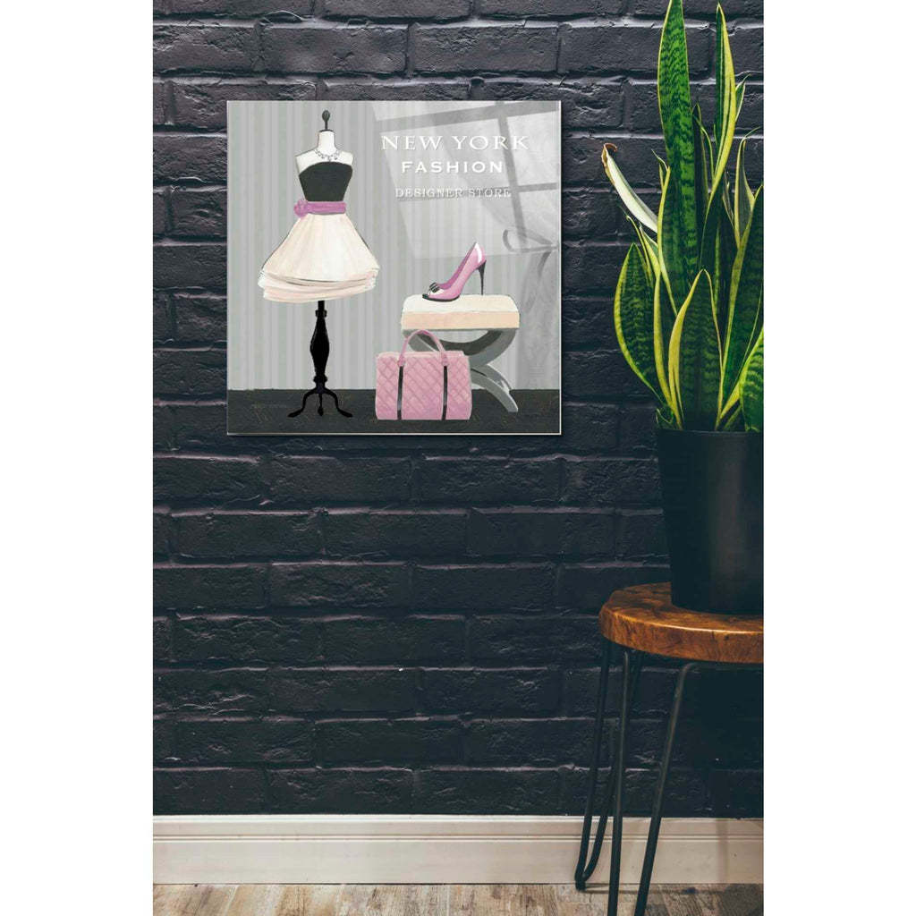 Epic Art 'Dress Fitting Boutique Sq I' by Marco Fabiano, Acrylic Glass Wall Art,24x24
