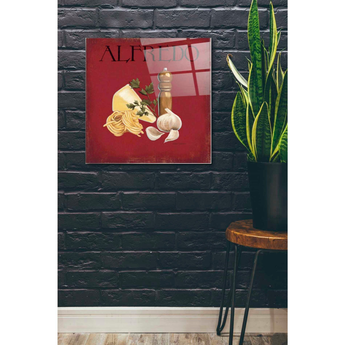 Epic Art 'Italian Cuisine III' by Marco Fabiano, Acrylic Glass Wall Art,24x24