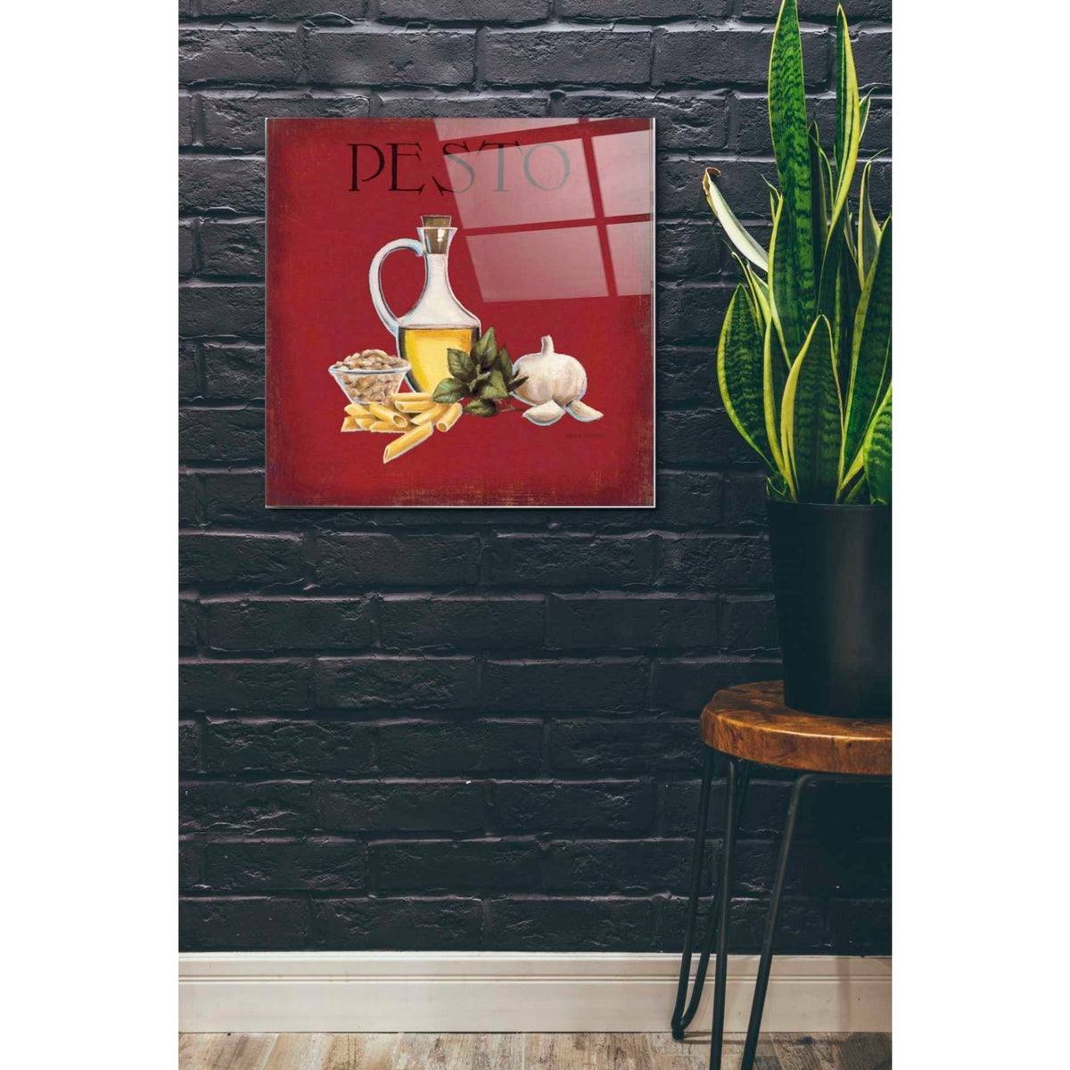 Epic Art 'Italian Cuisine II' by Marco Fabiano, Acrylic Glass Wall Art,24x24