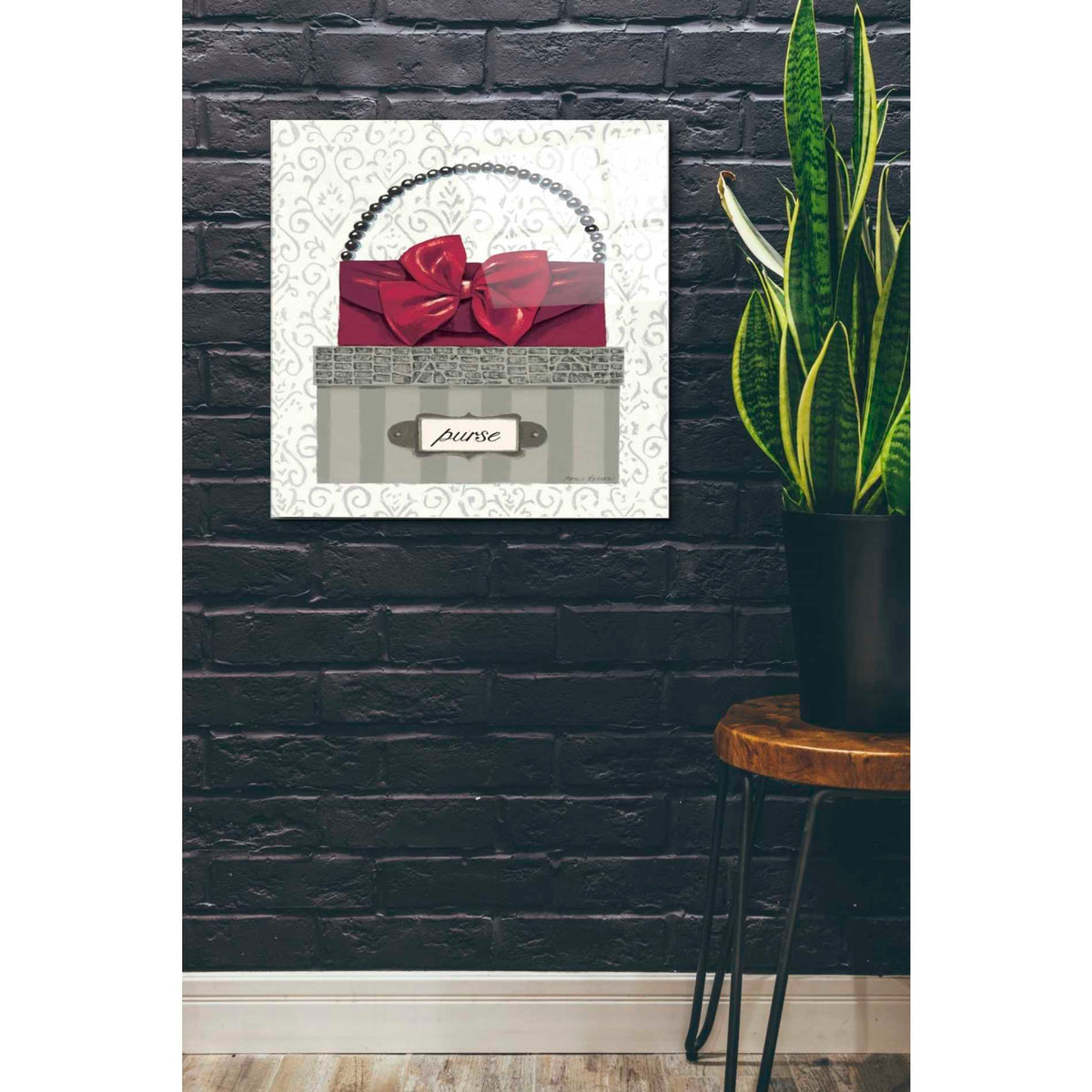 Epic Art 'Tres Chic II' by Marco Fabiano, Acrylic Glass Wall Art,24x24
