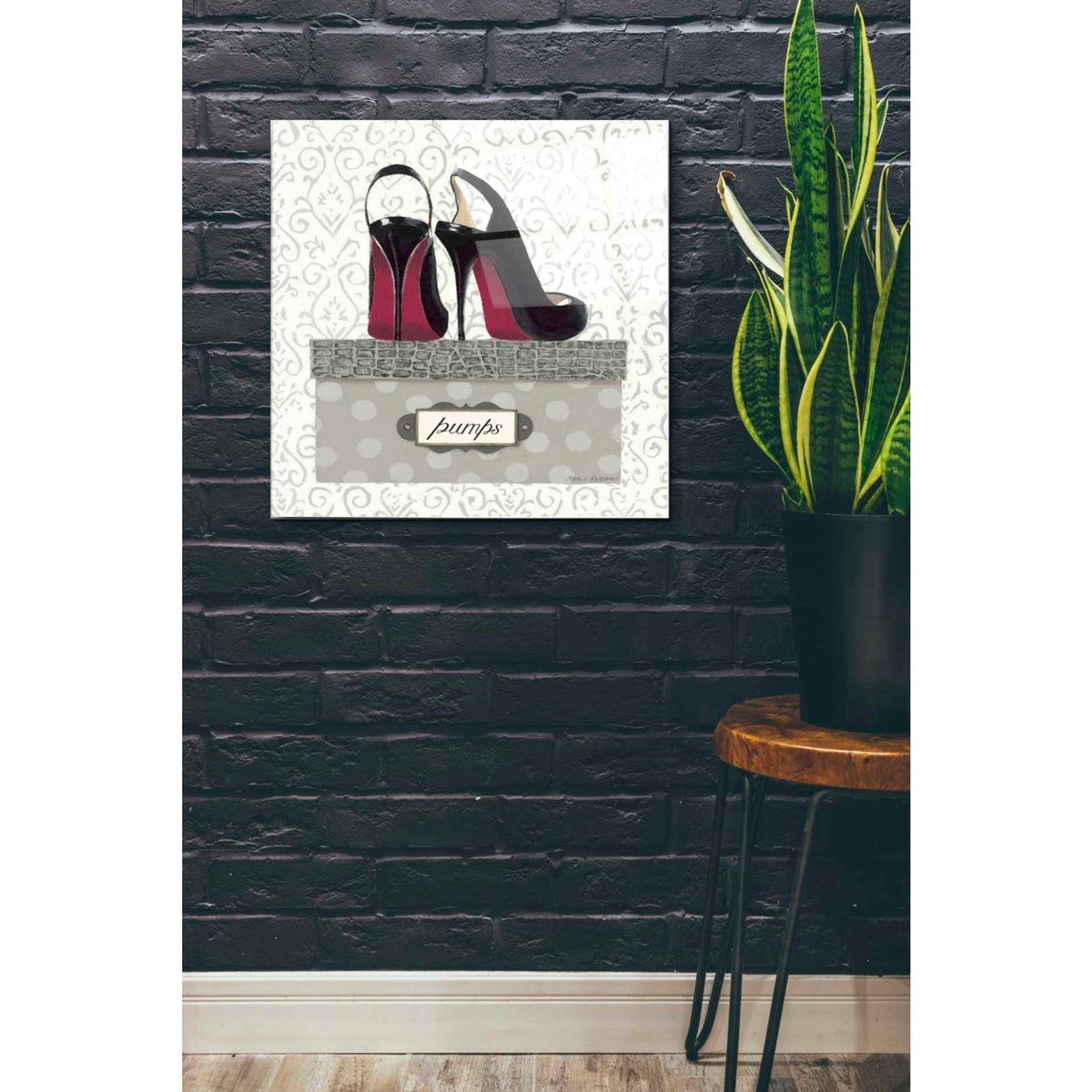 Epic Art 'Tres Chic I' by Marco Fabiano, Acrylic Glass Wall Art,24x24