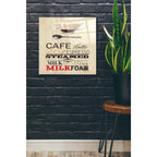 Epic Art 'Cafe Latte' by Marco Fabiano, Acrylic Glass Wall Art,24x24