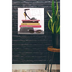 Epic Art 'Paris Style III Gold and Black' by Marco Fabiano, Acrylic Glass Wall Art,24x24