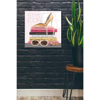 Epic Art 'Paris Style II Gold and Black' by Marco Fabiano, Acrylic Glass Wall Art,24x24