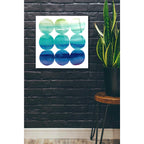 Epic Art 'Summer Dots III' by Elyse DeNeige, Acrylic Glass Wall Art,24x24