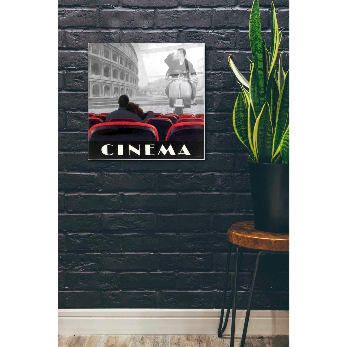 Epic Art 'Cinema Roma' by Marco Fabiano, Acrylic Glass Wall Art,24x24