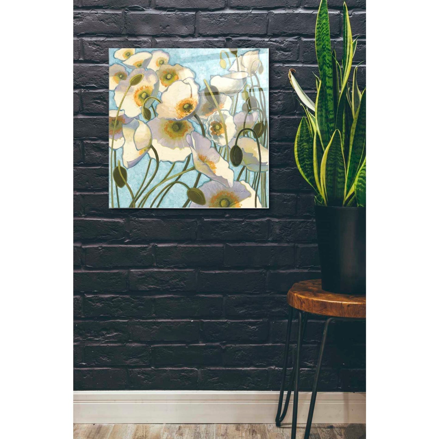 Epic Art 'Chantilly' by Shirley Novak, Acrylic Glass Wall Art,24x24