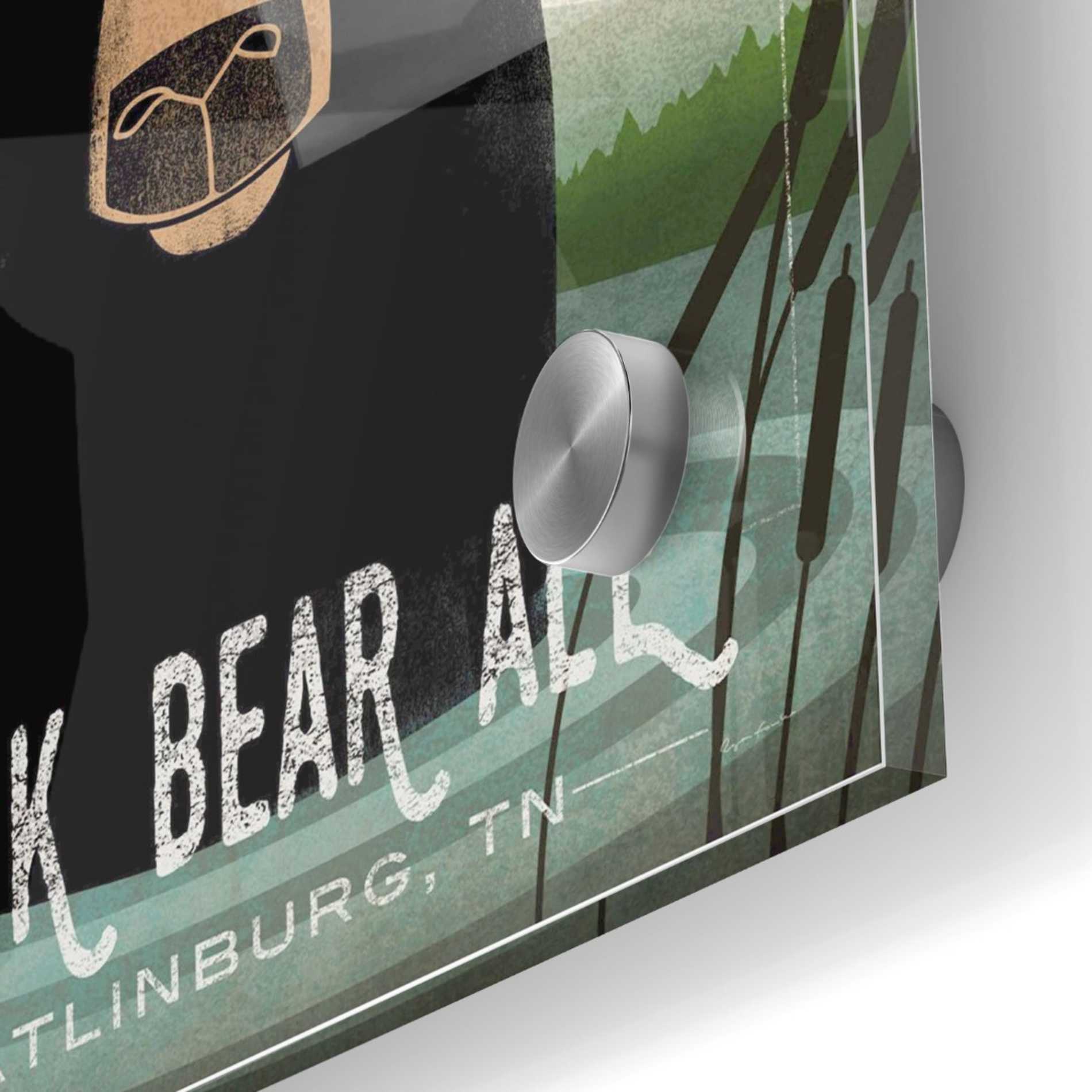 Epic Art 'Skinny Dip Black Bear Ale' by Ryan Fowler, Acrylic Glass Wall Art,24x24