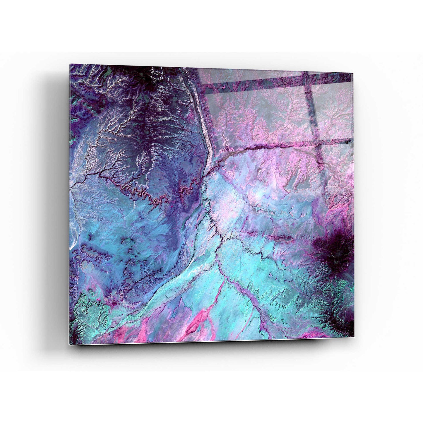 Epic Art 'Earth As Art: Cloud Lightning' Acrylic Glass Wall Art,24x24