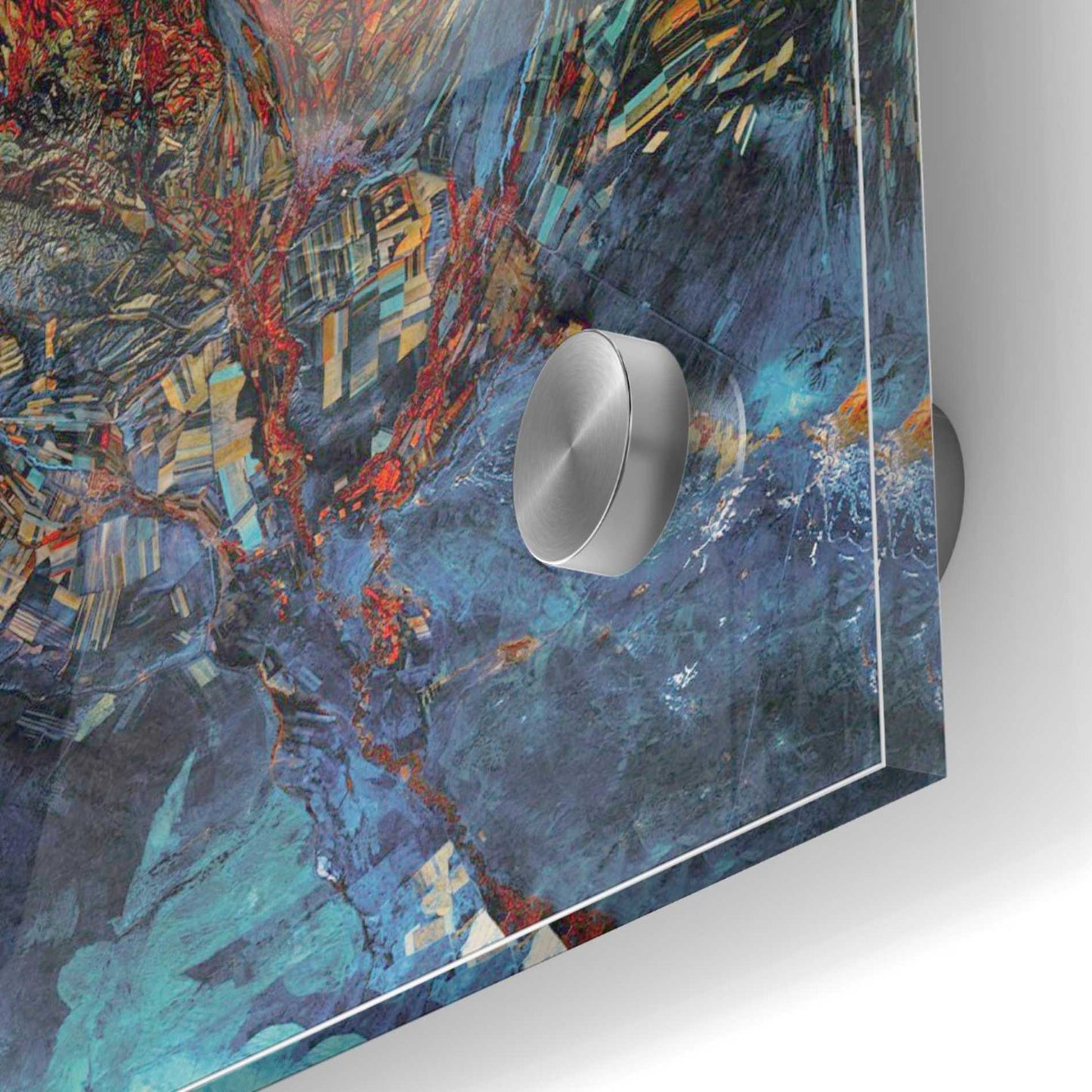 Epic Art 'Earth As Art: Cubism Landsat Style' Acrylic Glass Wall Art,24x24