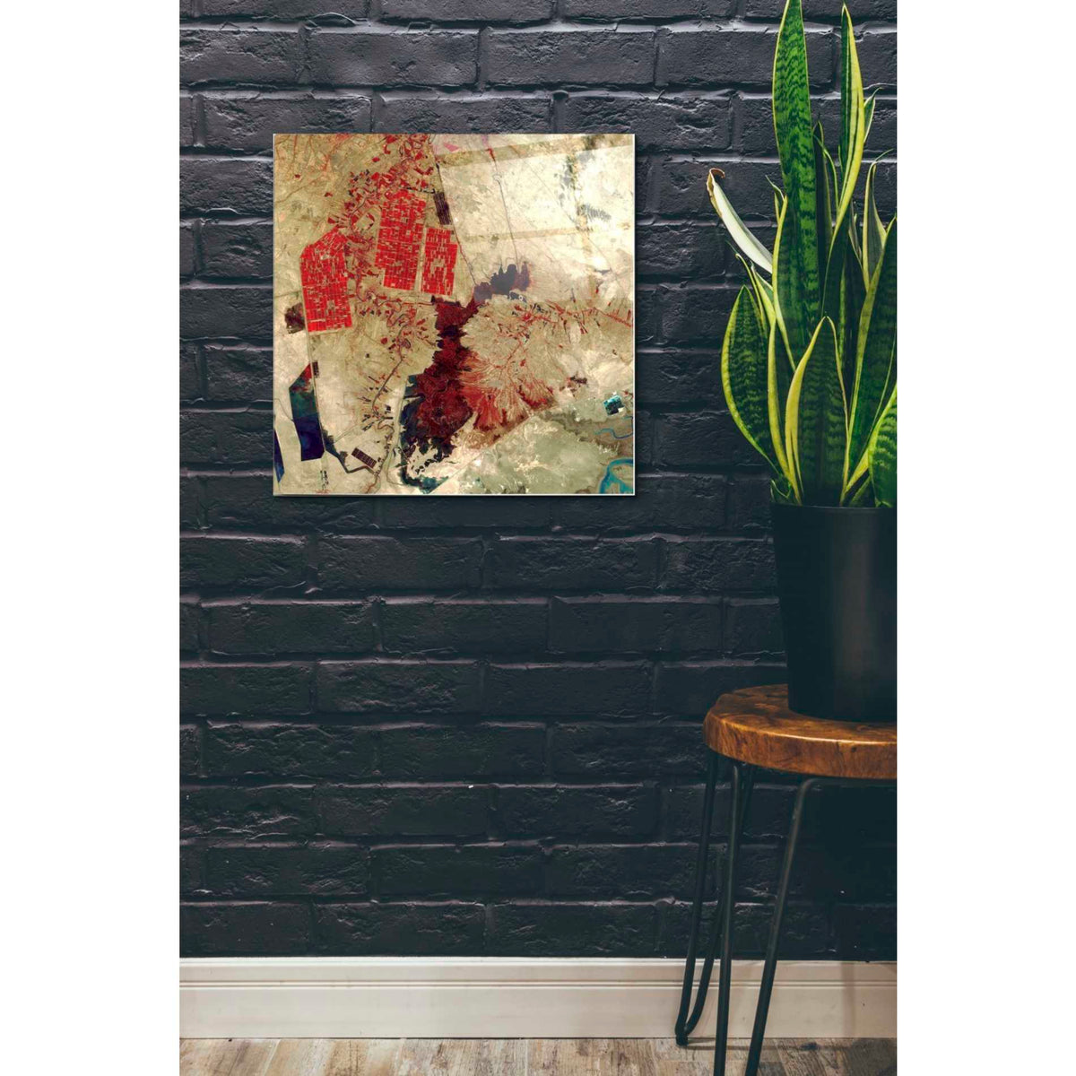 Epic Art 'Earth As Art: Sloppy Paint Job' Acrylic Glass Wall Art,24x24