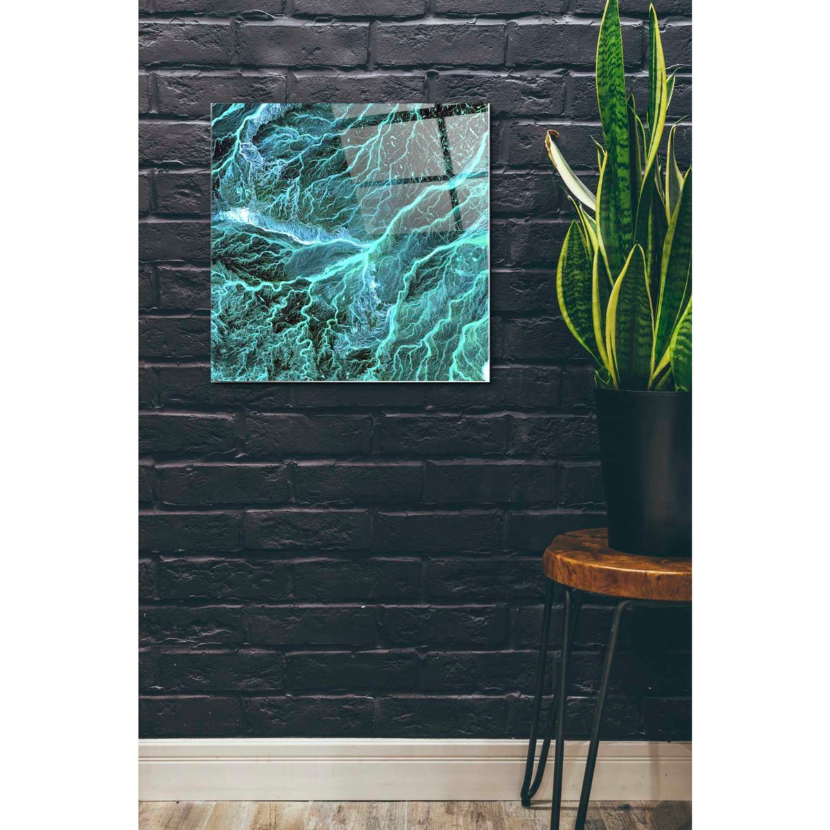 Epic Art 'Earth As Art: Wadi Branches' Acrylic Glass Wall Art,24x24