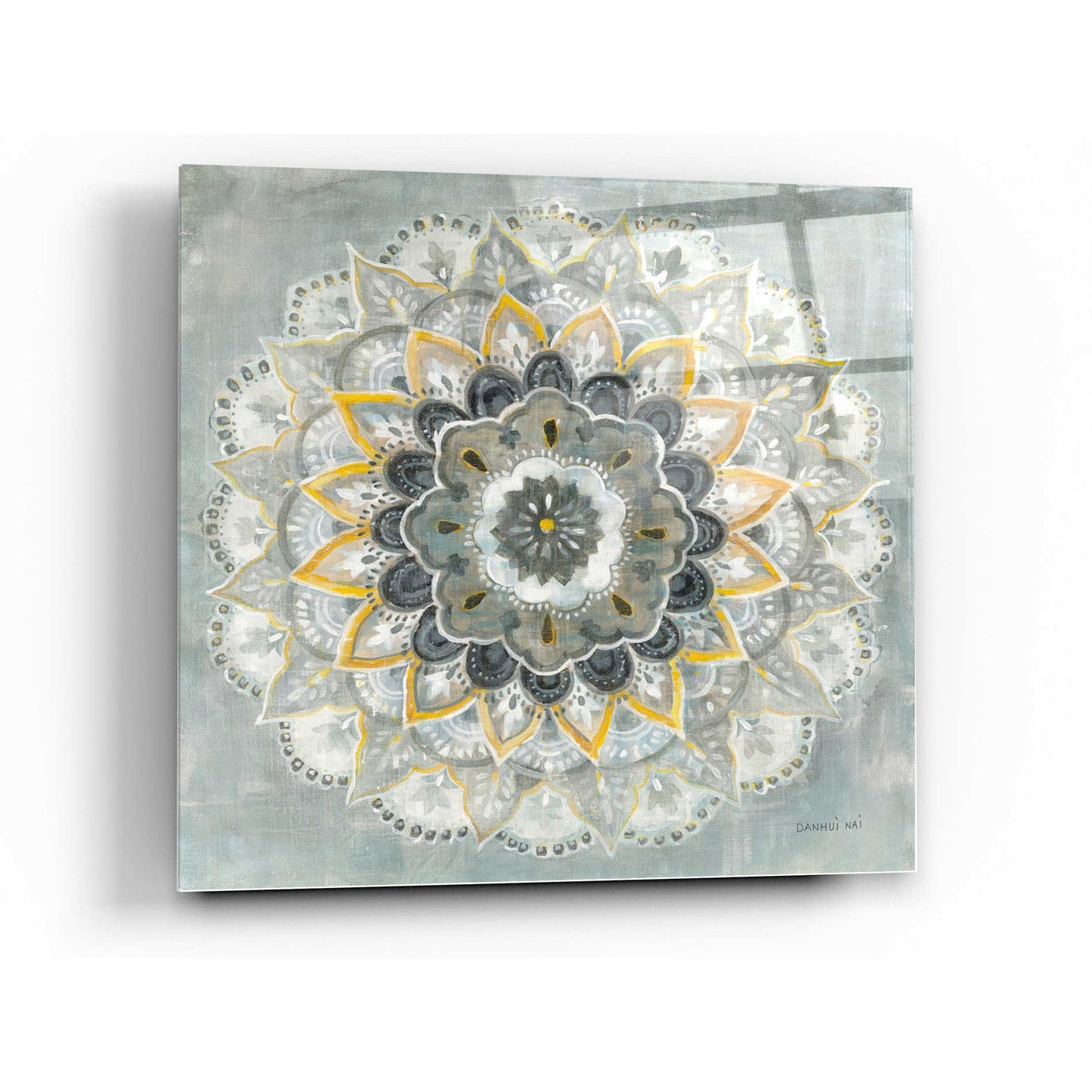 Epic Art 'Sunburst' by Danhui Nai, Acrylic Glass Wall Art,24x24