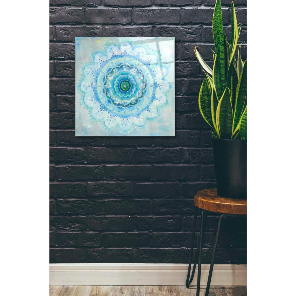 Epic Art 'Coastal Mandala' by Danhui Nai, Acrylic Glass Wall Art,24x24