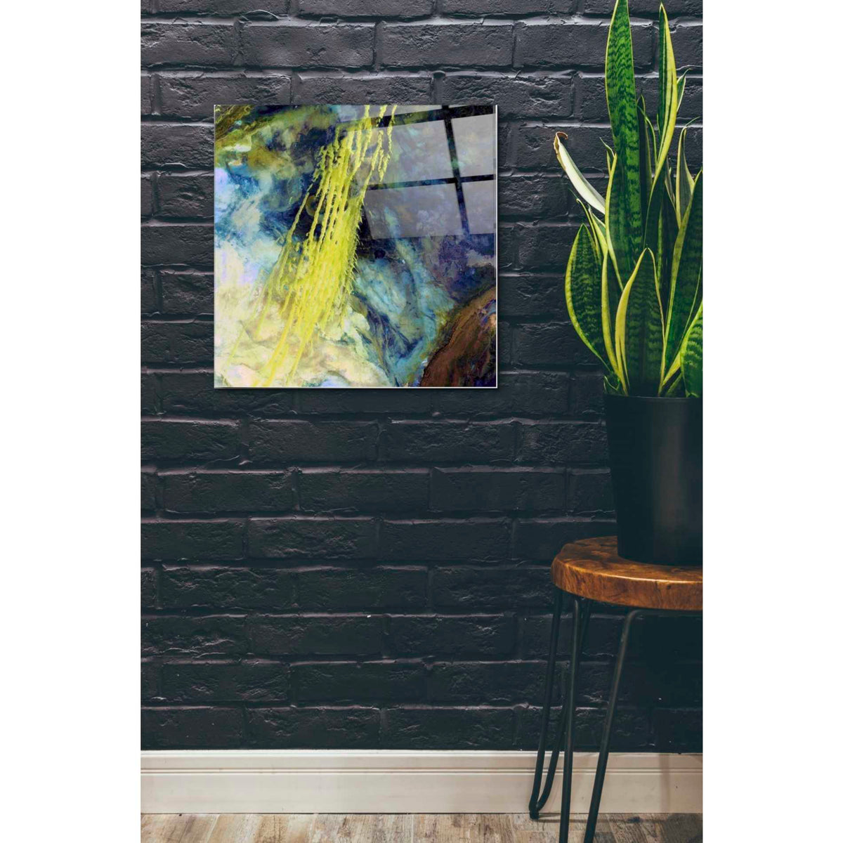 Epic Art 'Earth As Art: Saharan Abstract' Acrylic Glass Wall Art,24x24