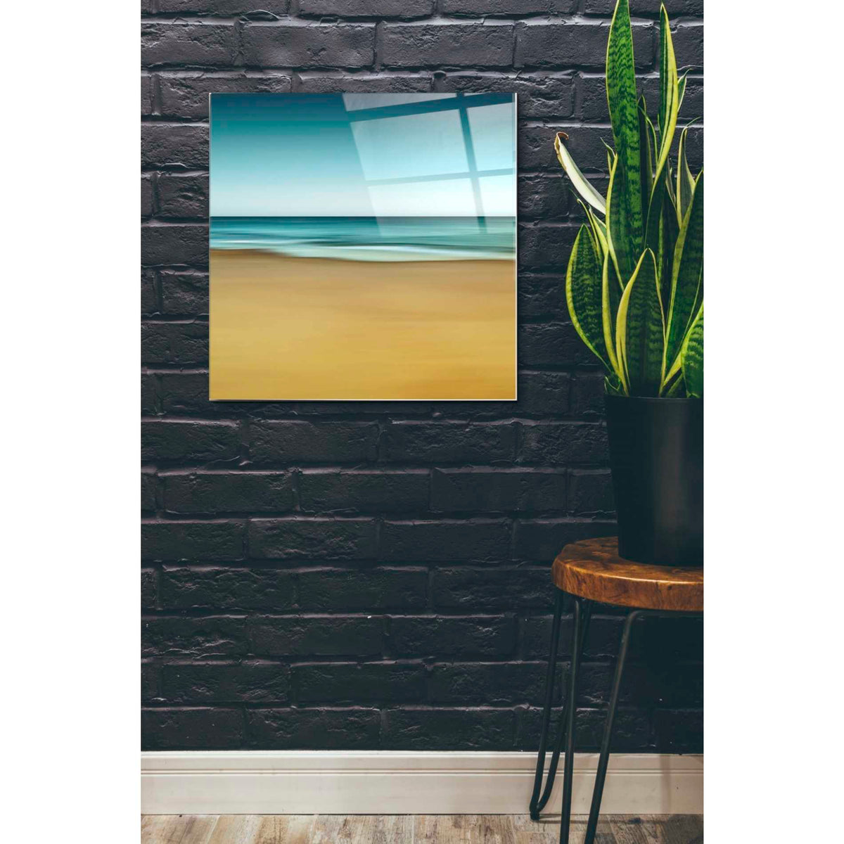 Epic Art 'Montauk Mood' by Katherine Gendreau, Acrylic Glass Wall Art,24x24