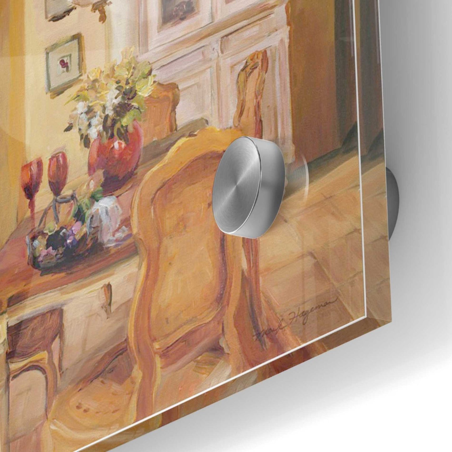 Epic Art 'French Kitchen I' by Marilyn Hageman, Acrylic Glass Wall Art,24x24