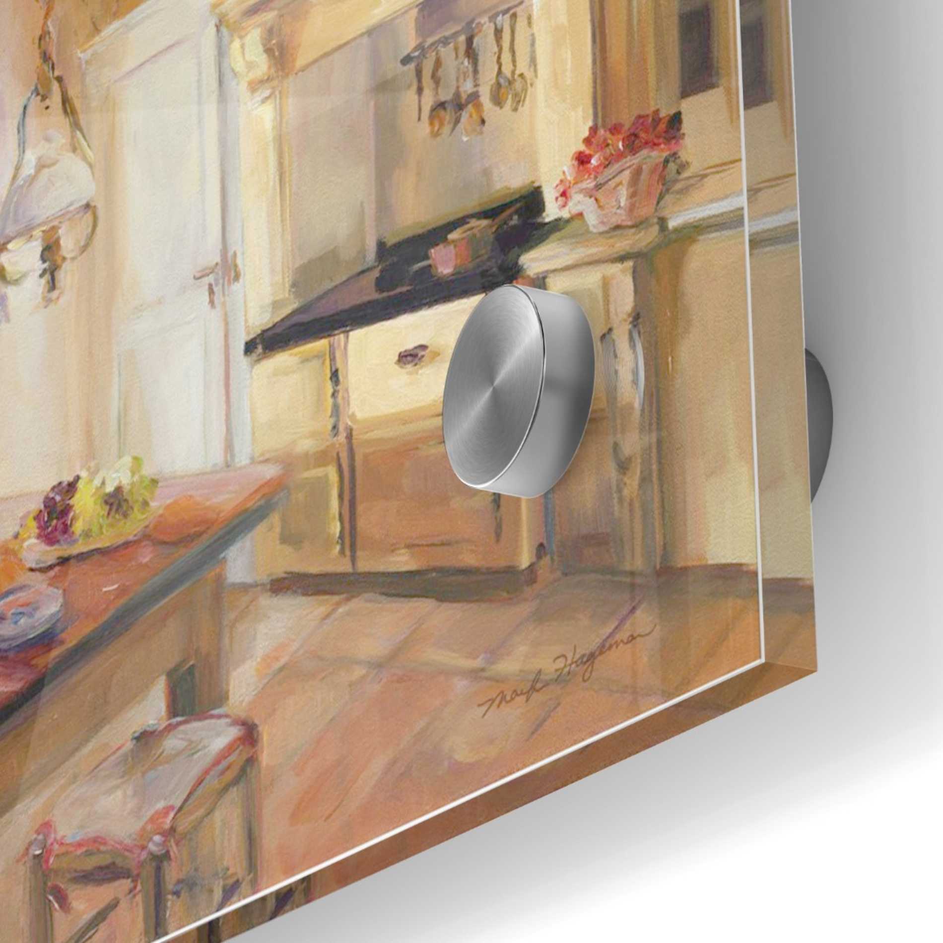 Epic Art 'French Kitchen II' by Marilyn Hageman, Acrylic Glass Wall Art,24x24