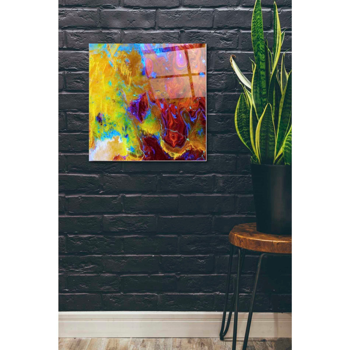 Epic Art 'Earth As Art: Land of Terror' Acrylic Glass Wall Art,24x24