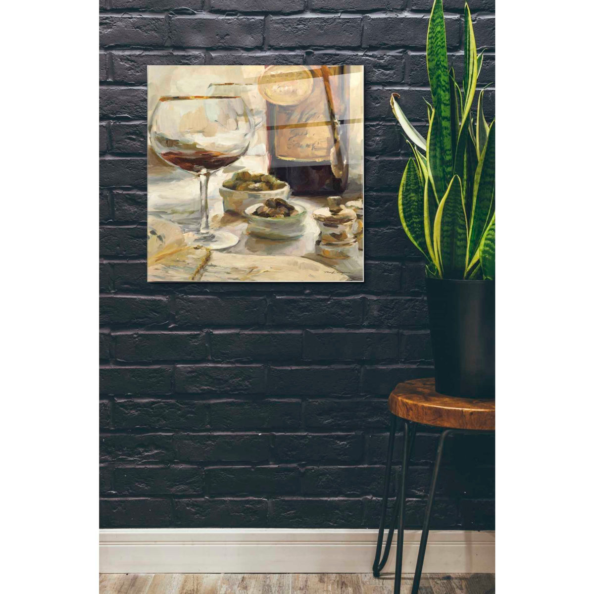 Epic Art 'Award Winning Wine I' by Marilyn Hageman, Acrylic Glass Wall Art,24x24