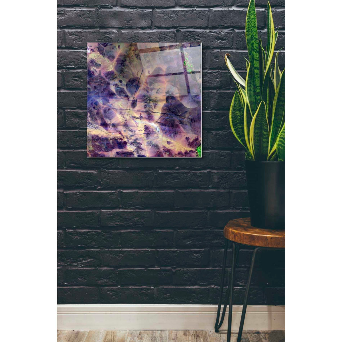 Epic Art 'Earth As Art: Contrails' Acrylic Glass Wall Art,24x24