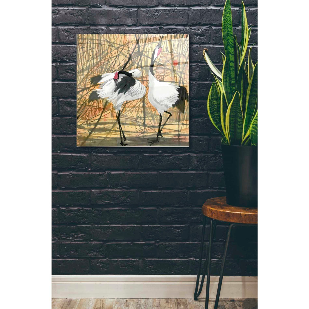 Epic Art 'Longevity' by River Han, Acrylic Glass Wall Art,24x24