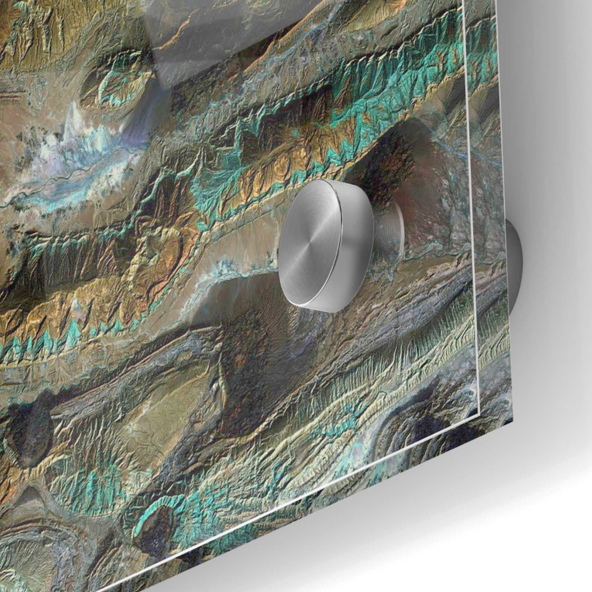 Epic Art 'Earth As Art: Salt Glaciers' Acrylic Glass Wall Art,24x24