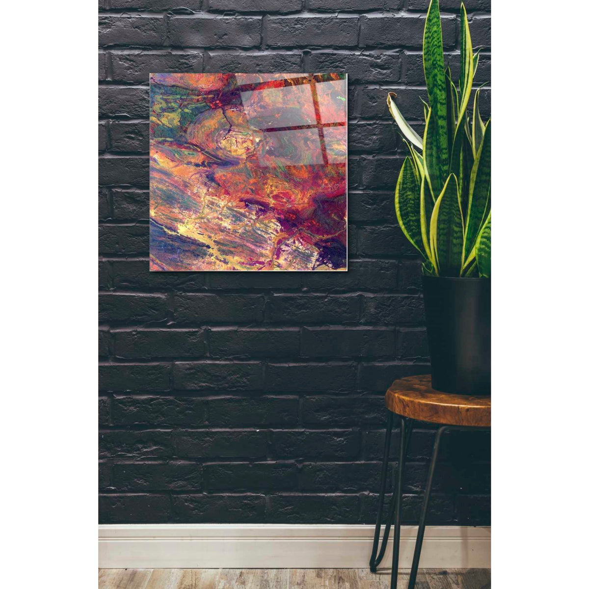 Epic Art 'Earth As Art: Australian Iron' Acrylic Glass Wall Art,24x24