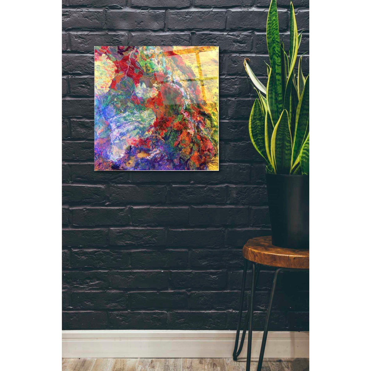 Epic Art 'Earth As Art: Melted Colors' Acrylic Glass Wall Art,24x24