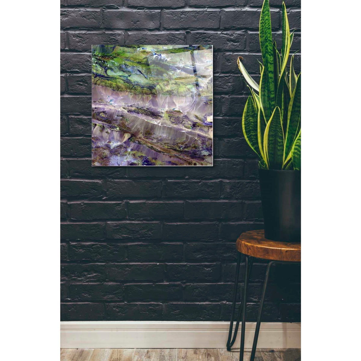 Epic Art 'Earth As Art: Edrengiyn Nuruu' Acrylic Glass Wall Art,24x24