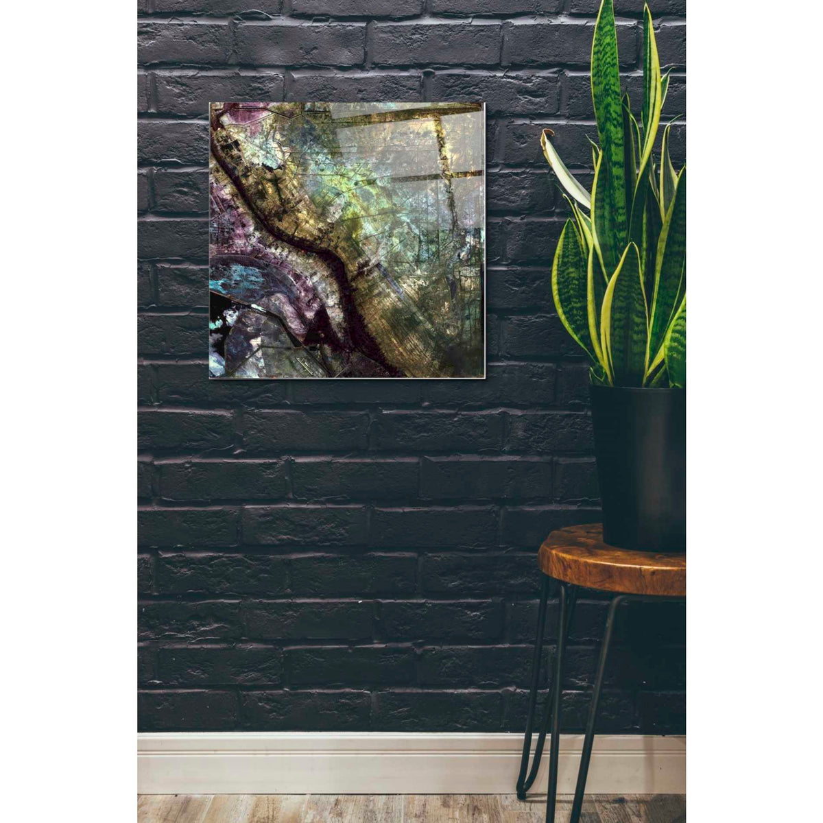 Epic Art 'Earth As Art: Iraqi Emplacement' Acrylic Glass Wall Art,24x24