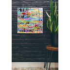 Epic Art 'Metro Mix 33 I' by Erin Ashley Acrylic Glass Wall Art,24x24