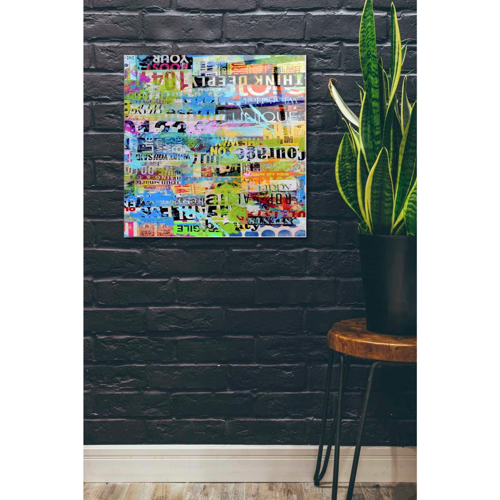 Epic Art 'Metro Mix 33 II' by Erin Ashley Acrylic Glass Wall Art,24x24