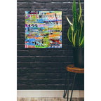 Epic Art 'Metro Mix 33 II' by Erin Ashley Acrylic Glass Wall Art,24x24