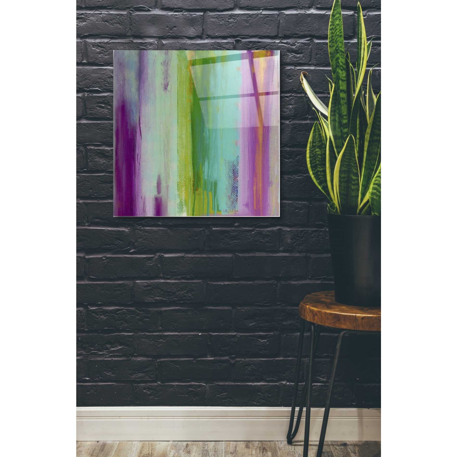 Epic Art 'Spring Stream I' by Erin Ashley Acrylic Glass Wall Art,24x24