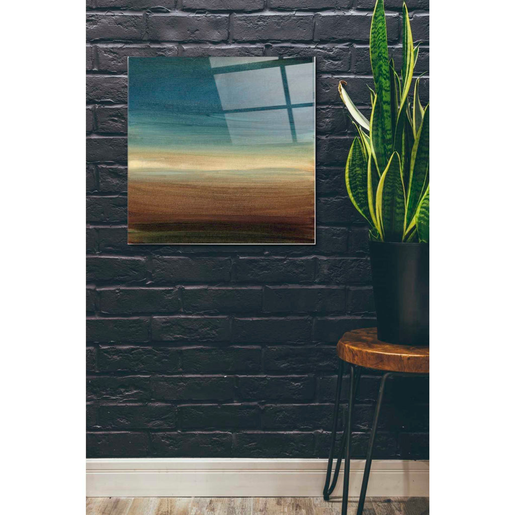 Epic Art 'Abstract Horizon IV' by Ethan Harper Acrylic Glass Wall Art,24x24