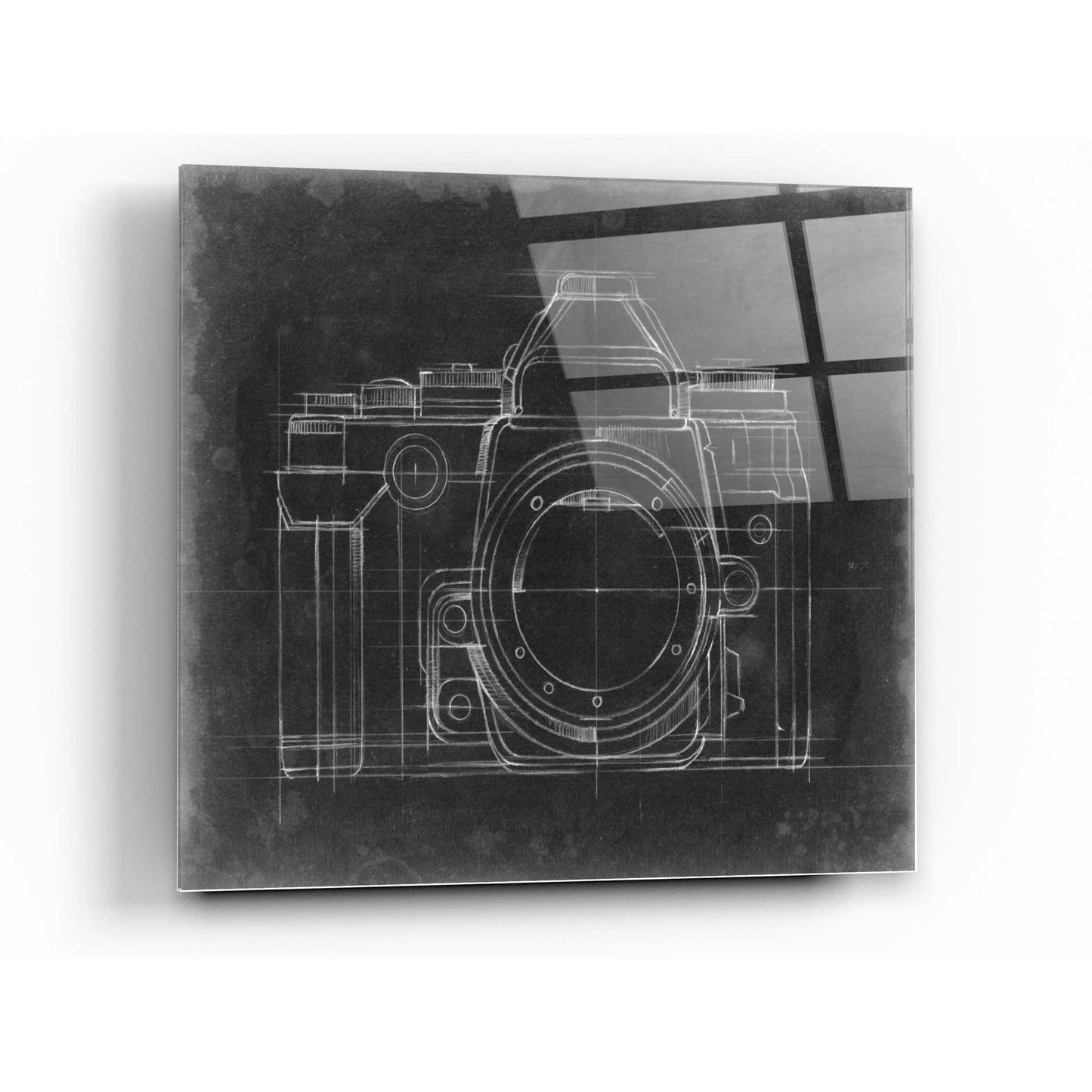 Epic Art 'Camera Blueprints IV' by Ethan Harper Acrylic Glass Wall Art,24x24