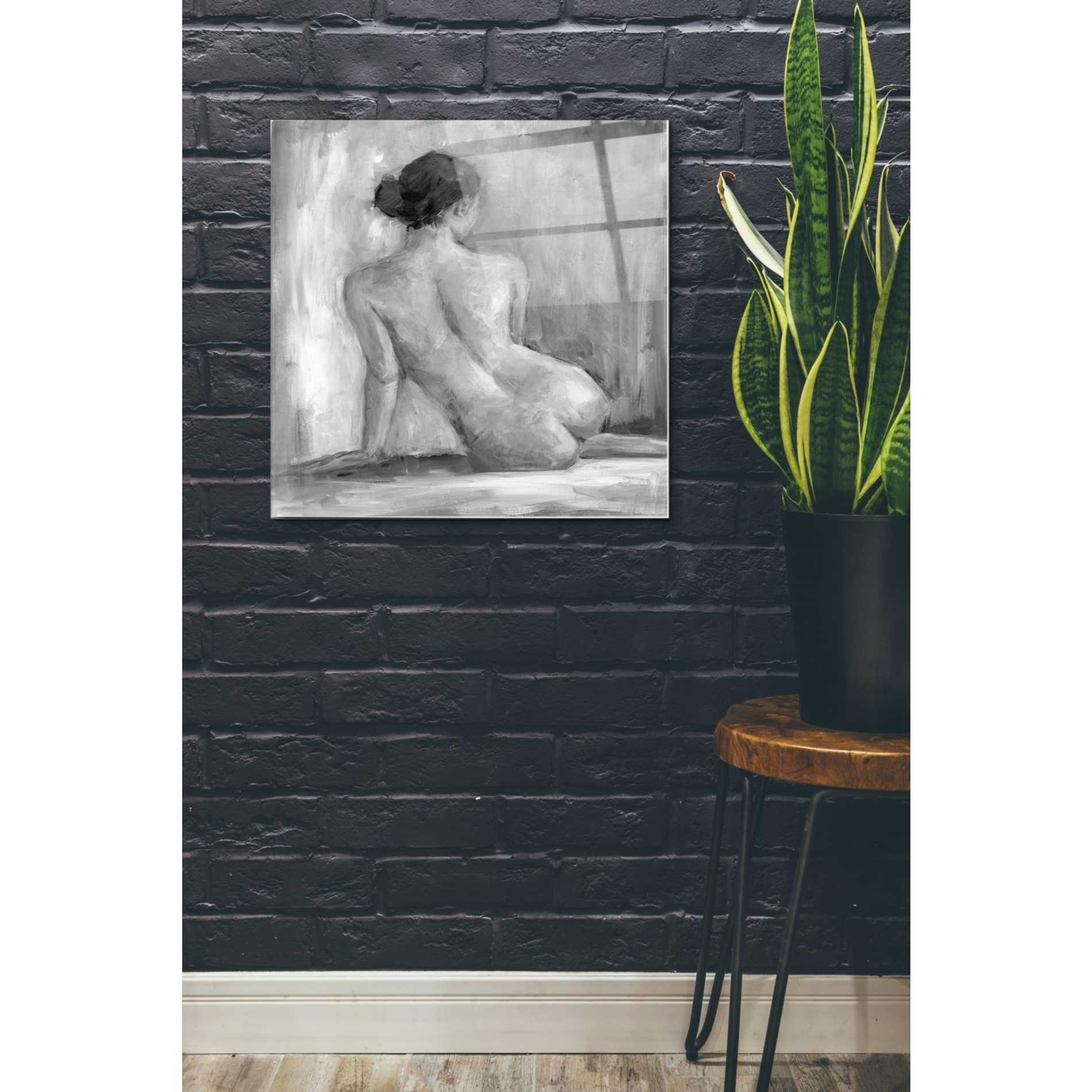 Epic Art 'Figure in Black & White I' by Ethan Harper Acrylic Glass Wall Art,24x24