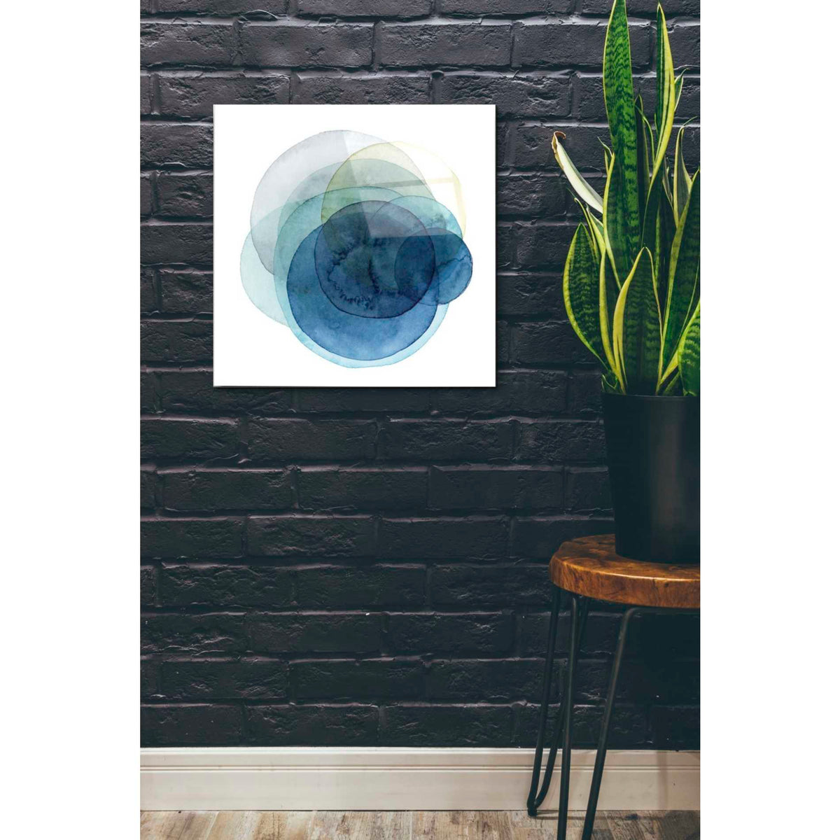 Epic Art 'Evolving Planets I' by Grace Popp Acrylic Glass Wall Art,24x24