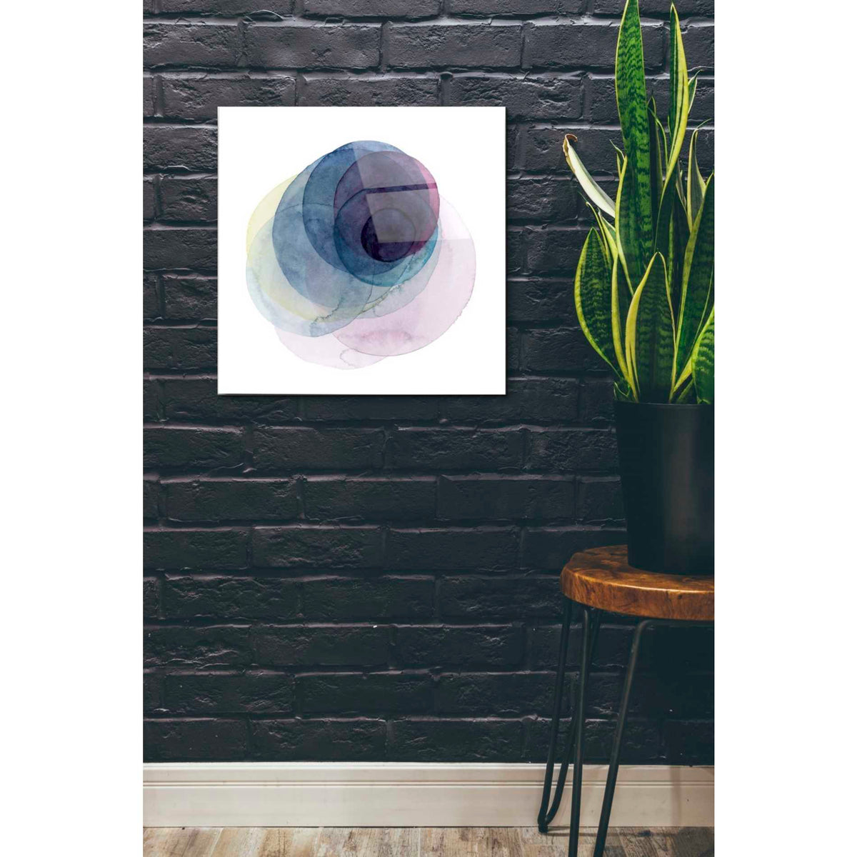 Epic Art 'Evolving Planets III' by Grace Popp Acrylic Glass Wall Art,24x24