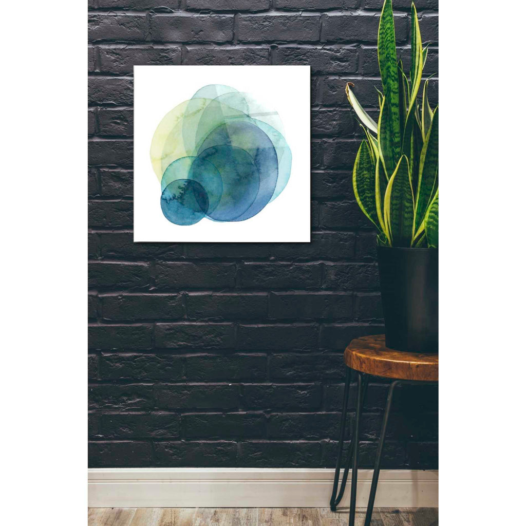 Epic Art 'Evolving Planets IV' by Grace Popp Acrylic Glass Wall Art,24x24