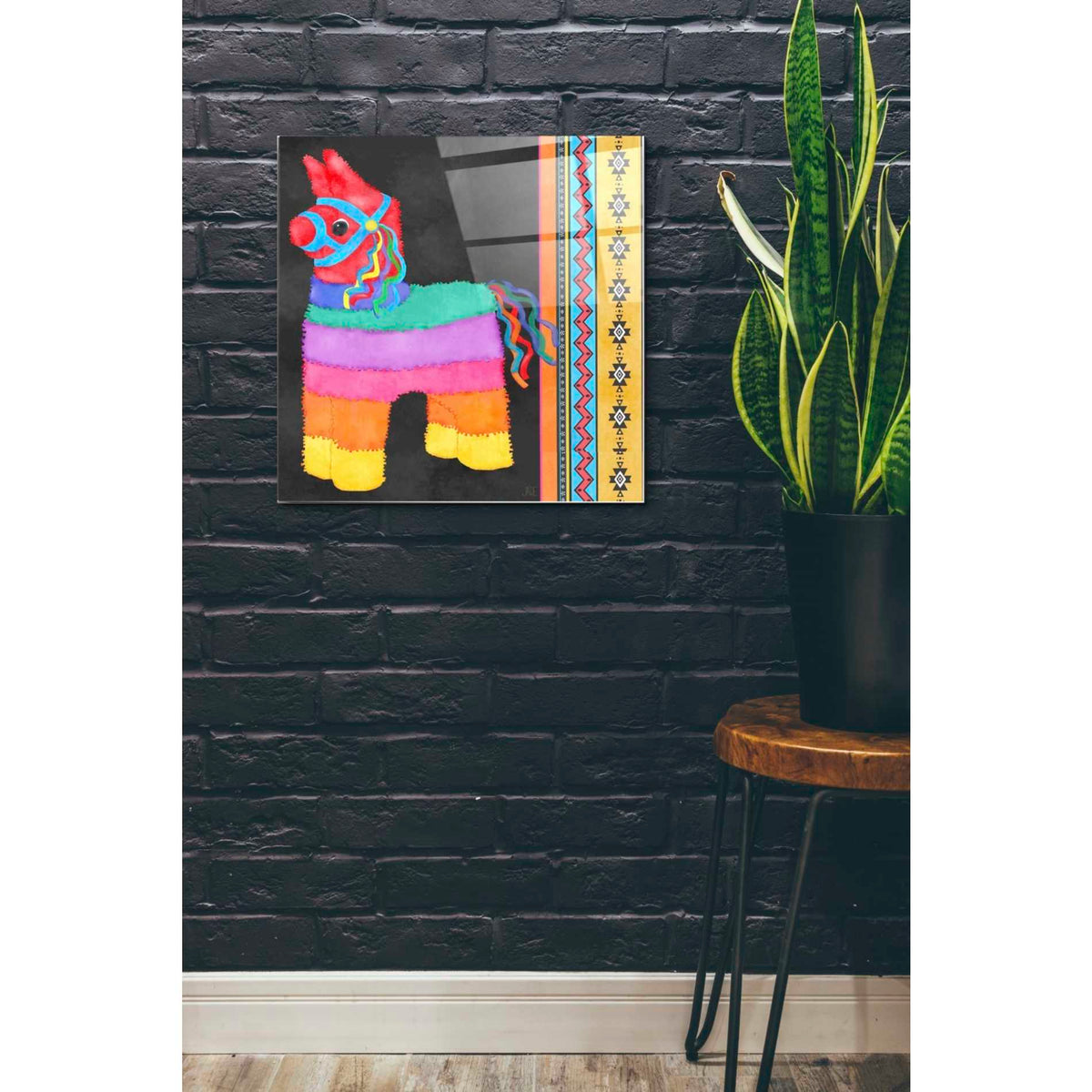 Epic Art 'Pinata Party I' by Jade Reynolds Acrylic Glass Wall Art,24x24