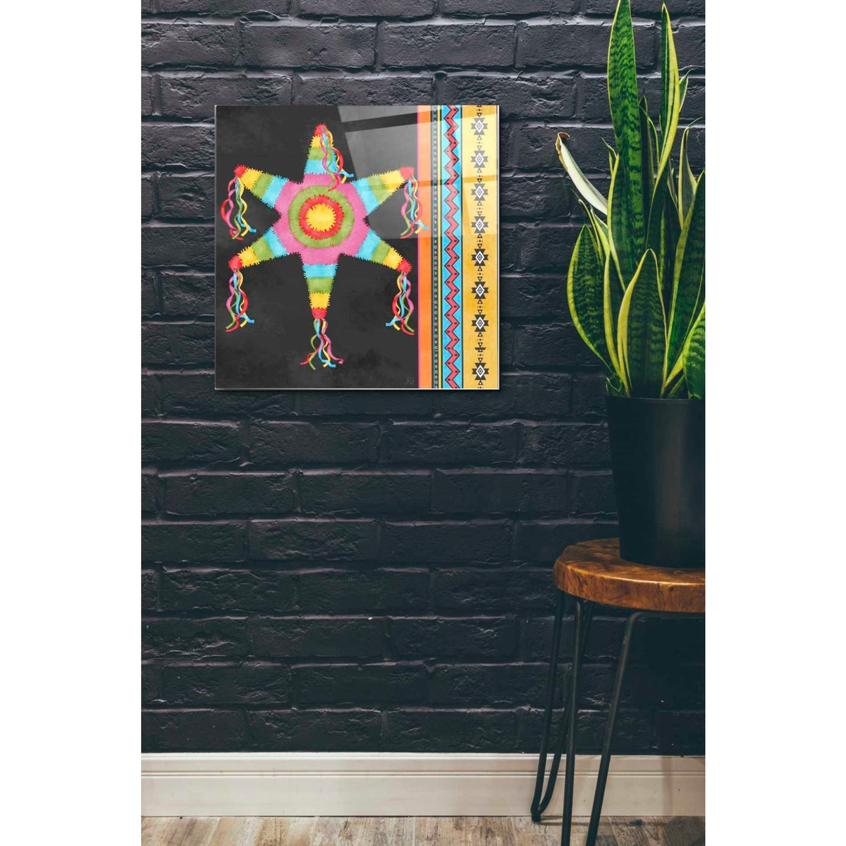 Epic Art 'Pinata Party II' by Jade Reynolds Acrylic Glass Wall Art,24x24