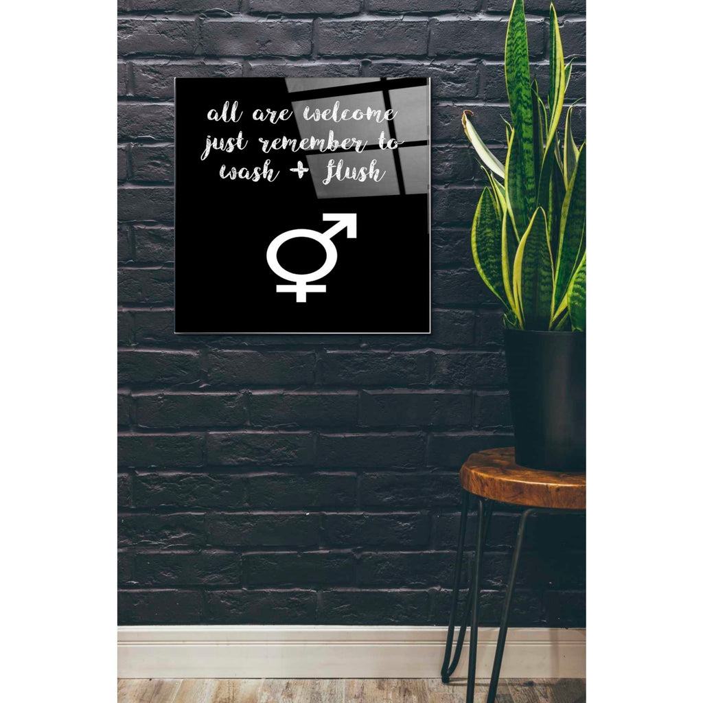 Epic Art 'Human Bathroom III' by Jarman Fagalde Acrylic Glass Wall Art,24x24
