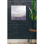 Epic Art 'Amethyst Glitter II' by Jennifer Goldberger Acrylic Glass Wall Art,24x24