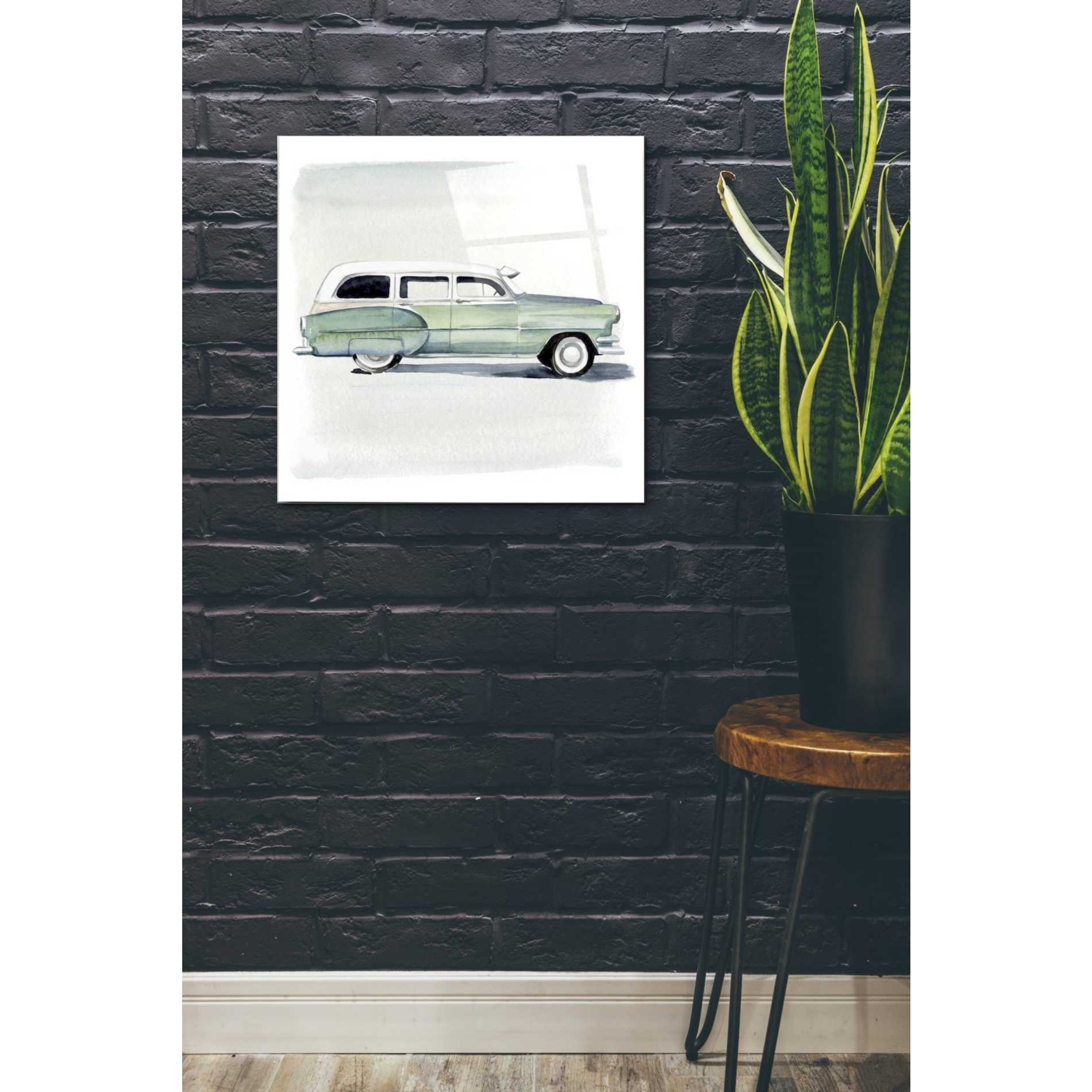 Epic Art 'Classic Autos III' by Jennifer Paxton Acrylic Glass Wall Art,24x24