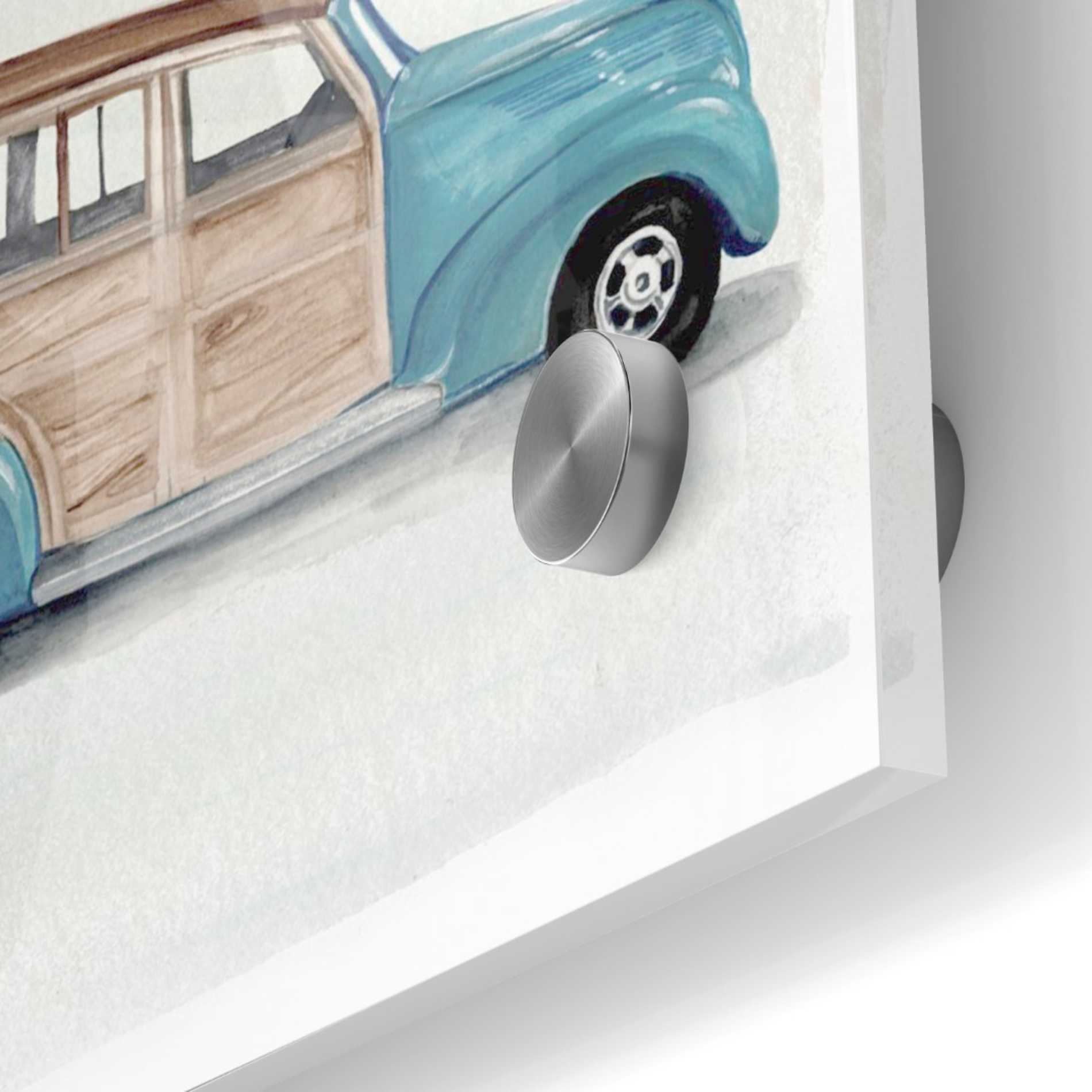 Epic Art 'Classic Autos IV' by Jennifer Paxton Acrylic Glass Wall Art,24x24