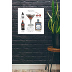 Epic Art 'Classic Cocktail - Manhattan' by Naomi McCavitt Acrylic Glass Wall Art,24x24