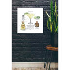 Epic Art 'Classic Cocktail - Margarita' by Naomi McCavitt Acrylic Glass Wall Art,24x24