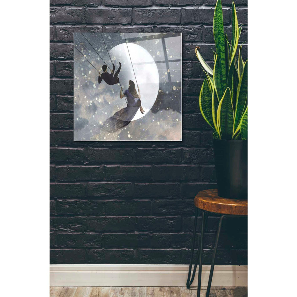 Epic Art 'Celestial Love II' by Victoria Borges Acrylic Glass Wall Art,24x24